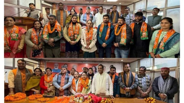 कांग्रेस छोड़ भारी संख्या में लोगों ने ज्वाइन की भाजपा, कांग्रेस के भीतर भारी असंतोष