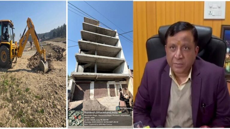 अवैध प्लॉटिंग पर एमडीडीए सख़्त, देहरादून-ऋषिकेश में सीलिंग और ध्वस्तीकरण की बड़ी कार्रवाई