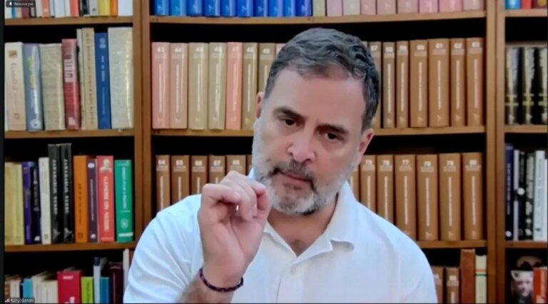 प्रधानमंत्री के अमेरीकी संबंध और देश की वर्तमान आर्थिक स्थिति पर राहुल गांधी ने जताई गंभीर चिंता